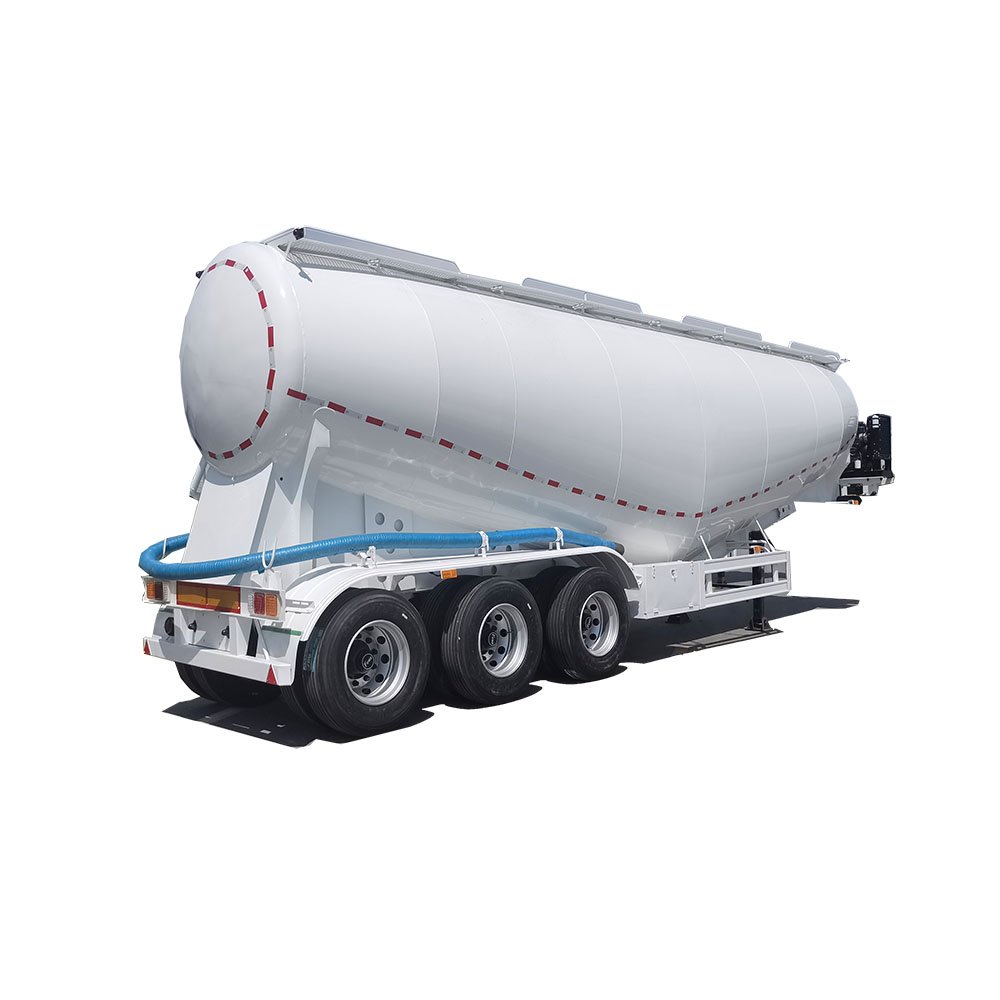 Large Capacity V Type 45 M3 Tank Semi-Trailer 3 Axles Bulk Transport Powder Tank Truck Trailers